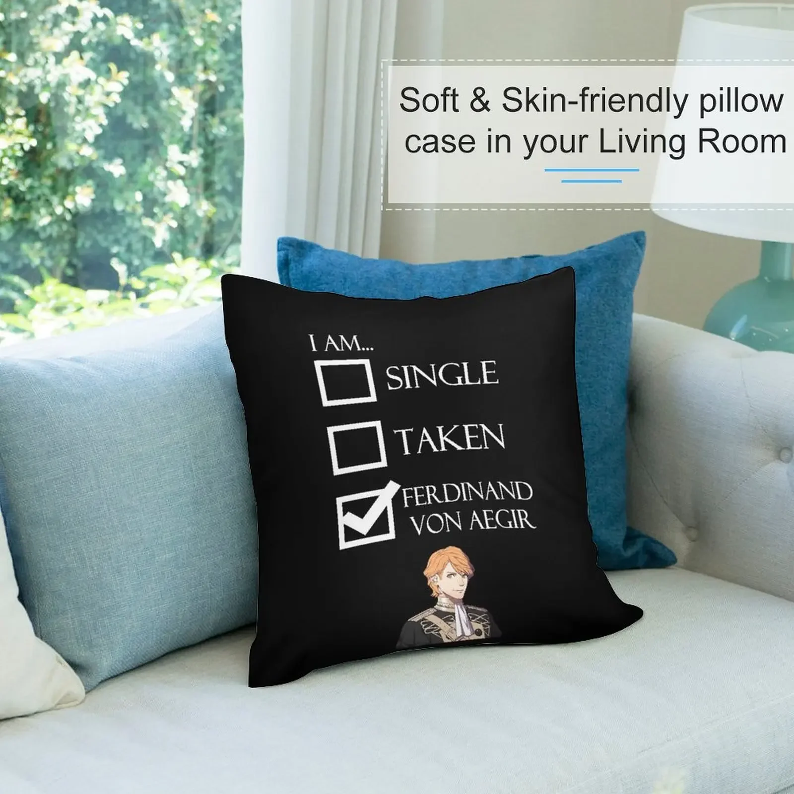 Декоративная подушка I Am Ferdinand Von Aegir Fire Emblem Three Houses