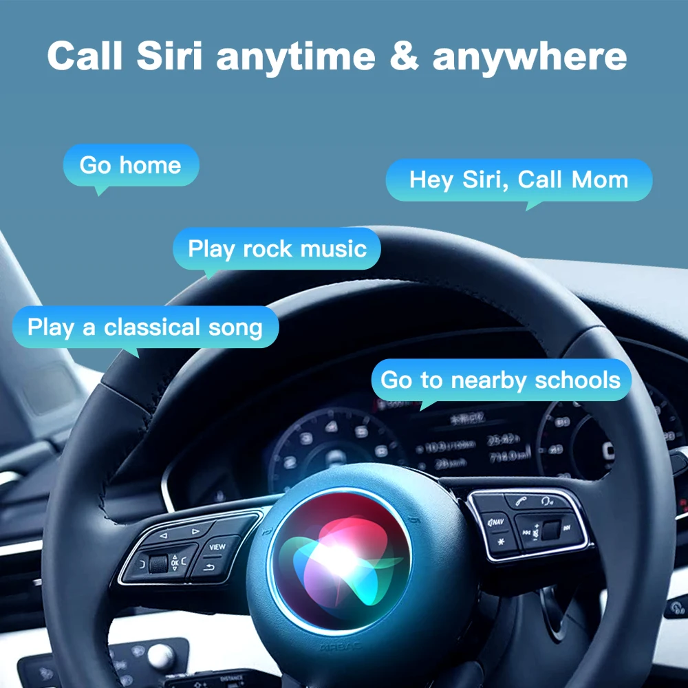 Фото Новый беспроводной интерфейс JoyeAuto CarPlay и модуль Android Auto для Audi 2012-2018 A3, MMI 2016-2018 A4/A5/Q2/Q7 B9, с функцией Mirroring и AirPlay. №5