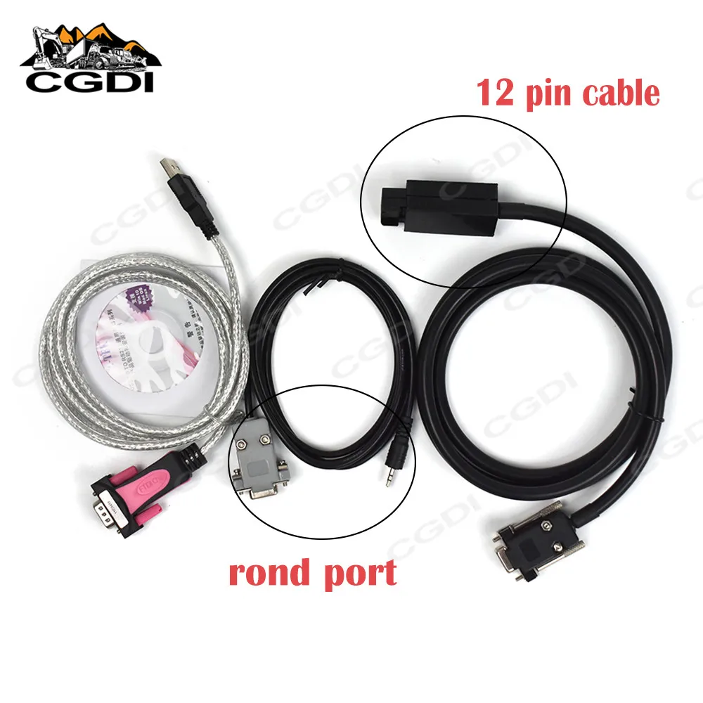 

Truck Forklift Diagnostic tool Diagnostic for MITSUBISHI forklift Diagnostic Cable 16A68-00500 + rond cable lift Connector Cable