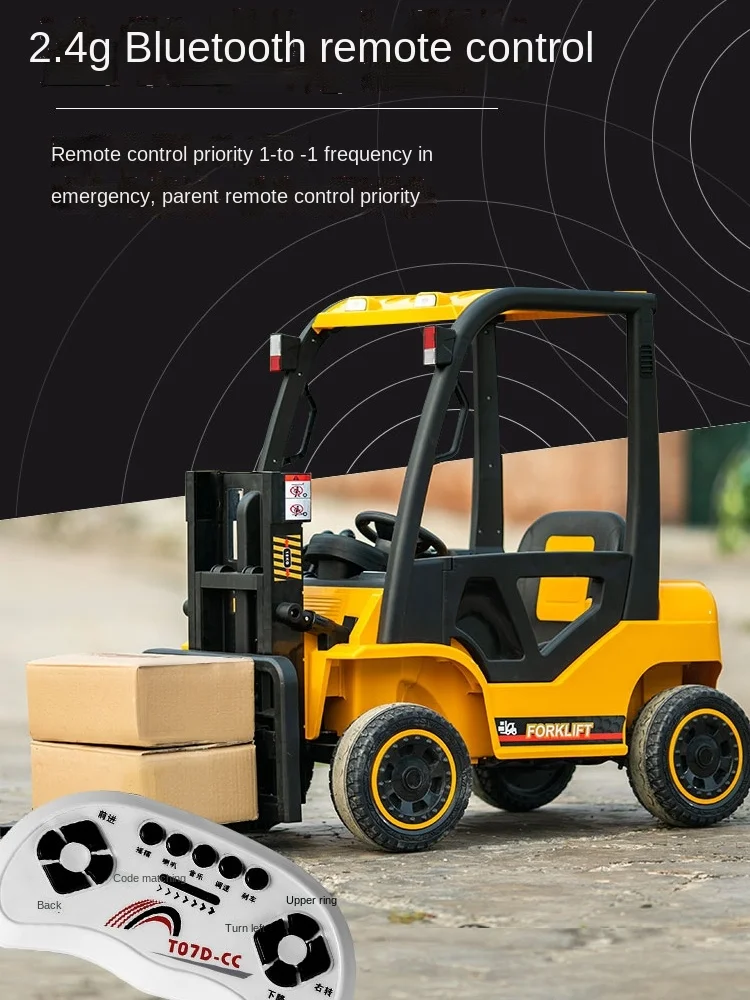 

FQ Children's Excavator Forklift Engineering Car Boy Toy Car
