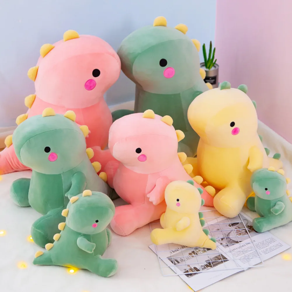 Детская плюшевая игрушка "Смешной дракон" размером 25 см х 35 см для успокоения и использования в качестве подушки, подарок на день рождения или Рождество, бесплатная доставка.