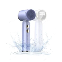 2022 led waterproof electric sonic facial exfoliating cleanser silicone facial cleansing brush with 6 replaceable face brushes