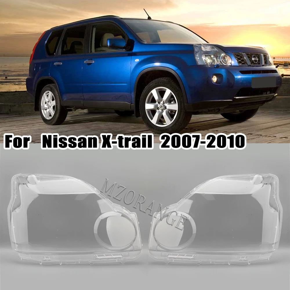 

Headlights Shade Cover For Nissan X-Trail X Trail T31 2007 2008 2009 2010 Transparent Mask Lens Lampshdade Headlamp Shell