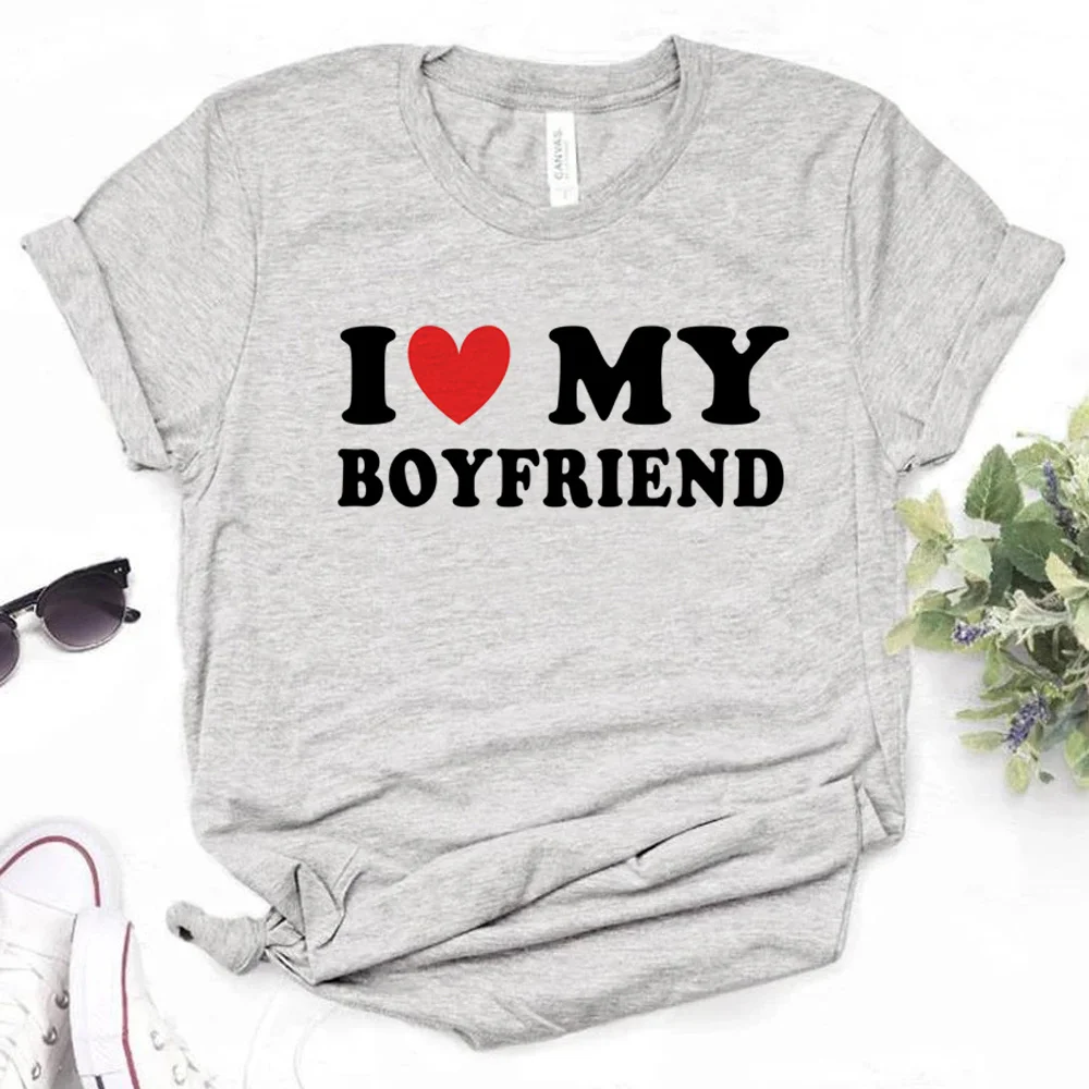 

Женская футболка в стиле аниме «Я люблю моего бойфренда»