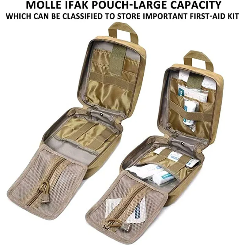 Tactical First Aid Kits Medical Bag Emergency Outdoor Army Hunting Car Emergency Camping Survival Tool Military Pouch