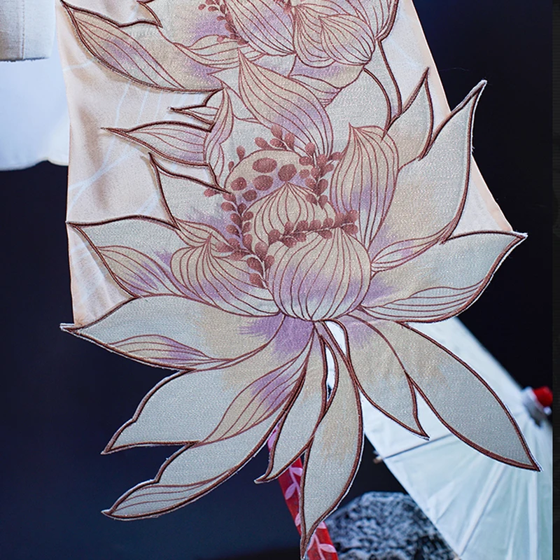 Нарака:Bladepoint Cos YinZiping косплей новая игра кожа цветок Бог с широкими рукавами