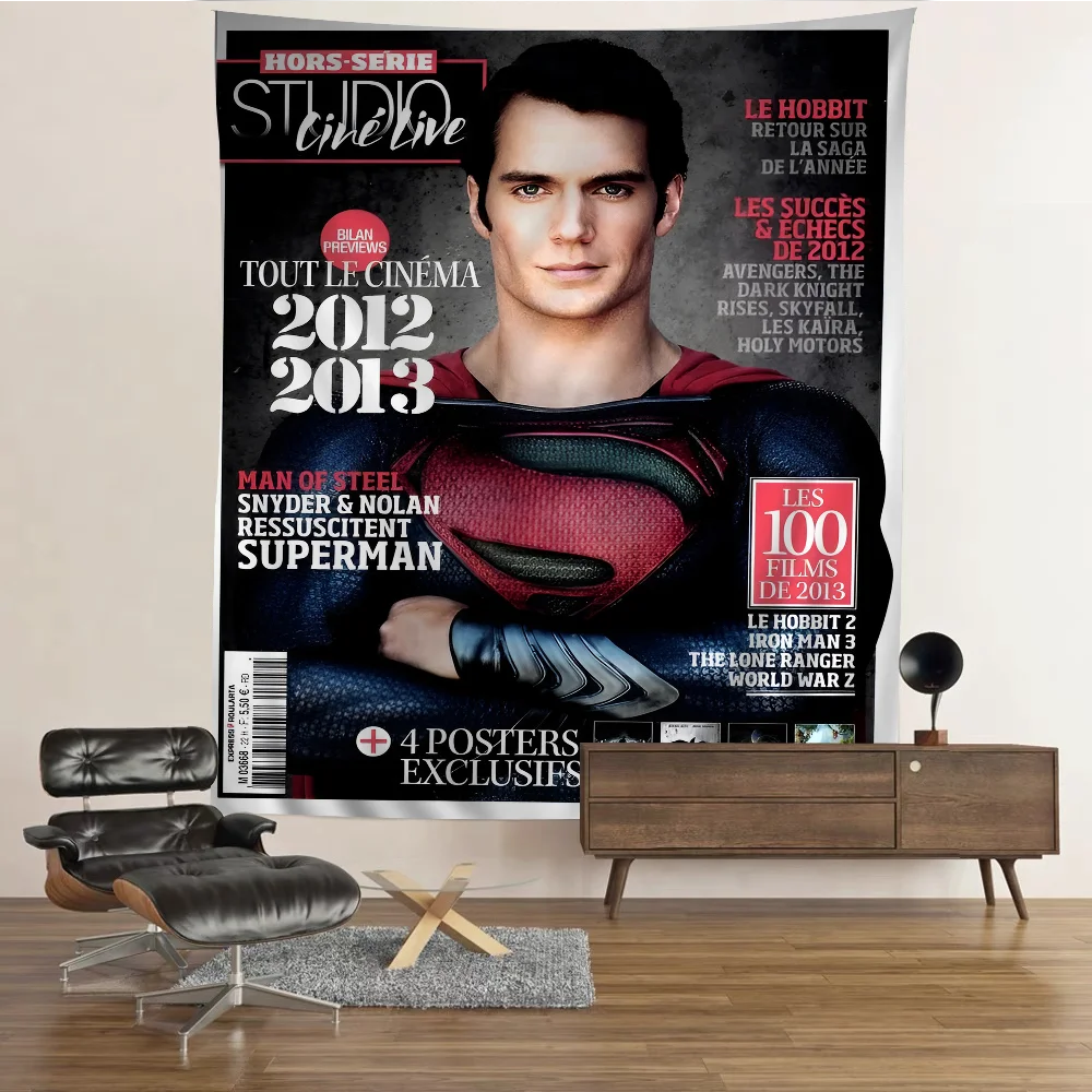 H-Henry-C-Cavill большой настенный гобелен с принтом Индийский Будда Настенное