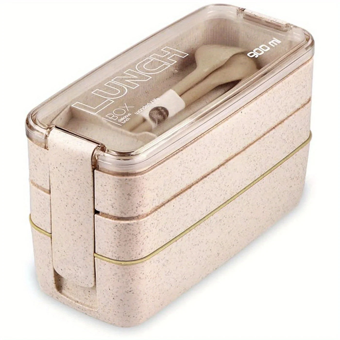 

Пластиковый 3-х слойный ланч-бокс 900 мл