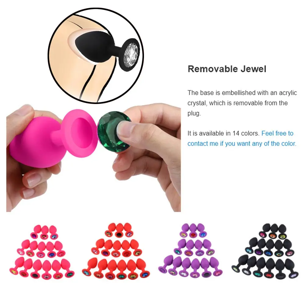 hand free analplug jewel sex toys for men wearable huge anal plug plug women vibrator toi godmichet adapter guy Erotics