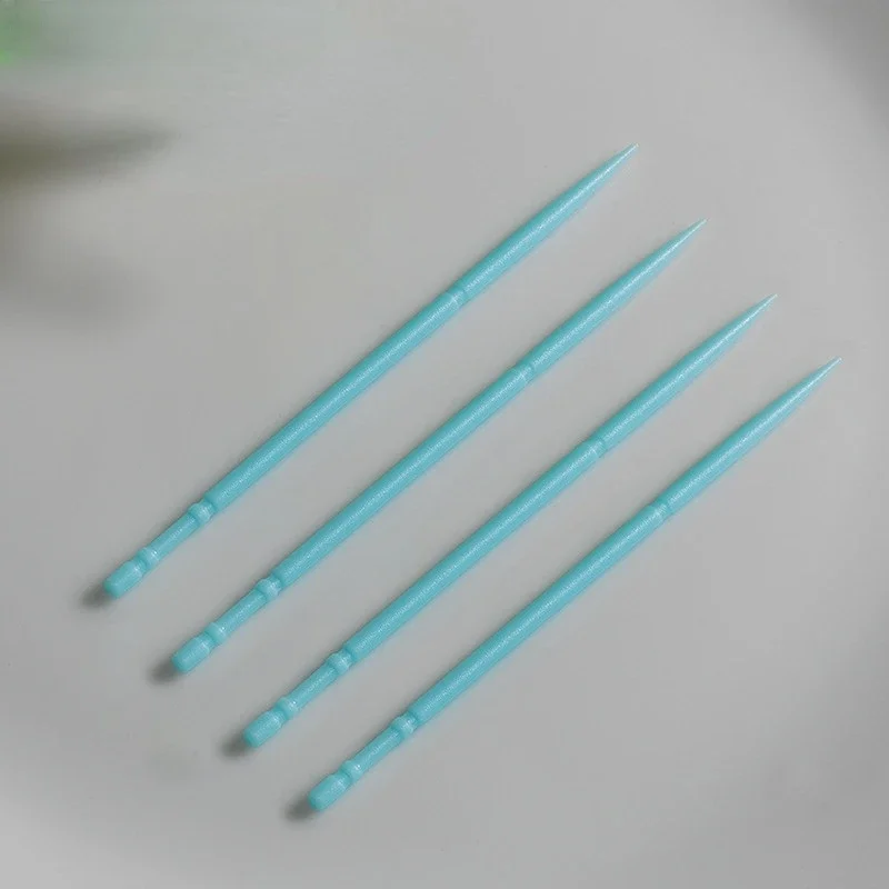 200 шт./набор двусторонние зубочистки из мягкого пластика 6 2 см