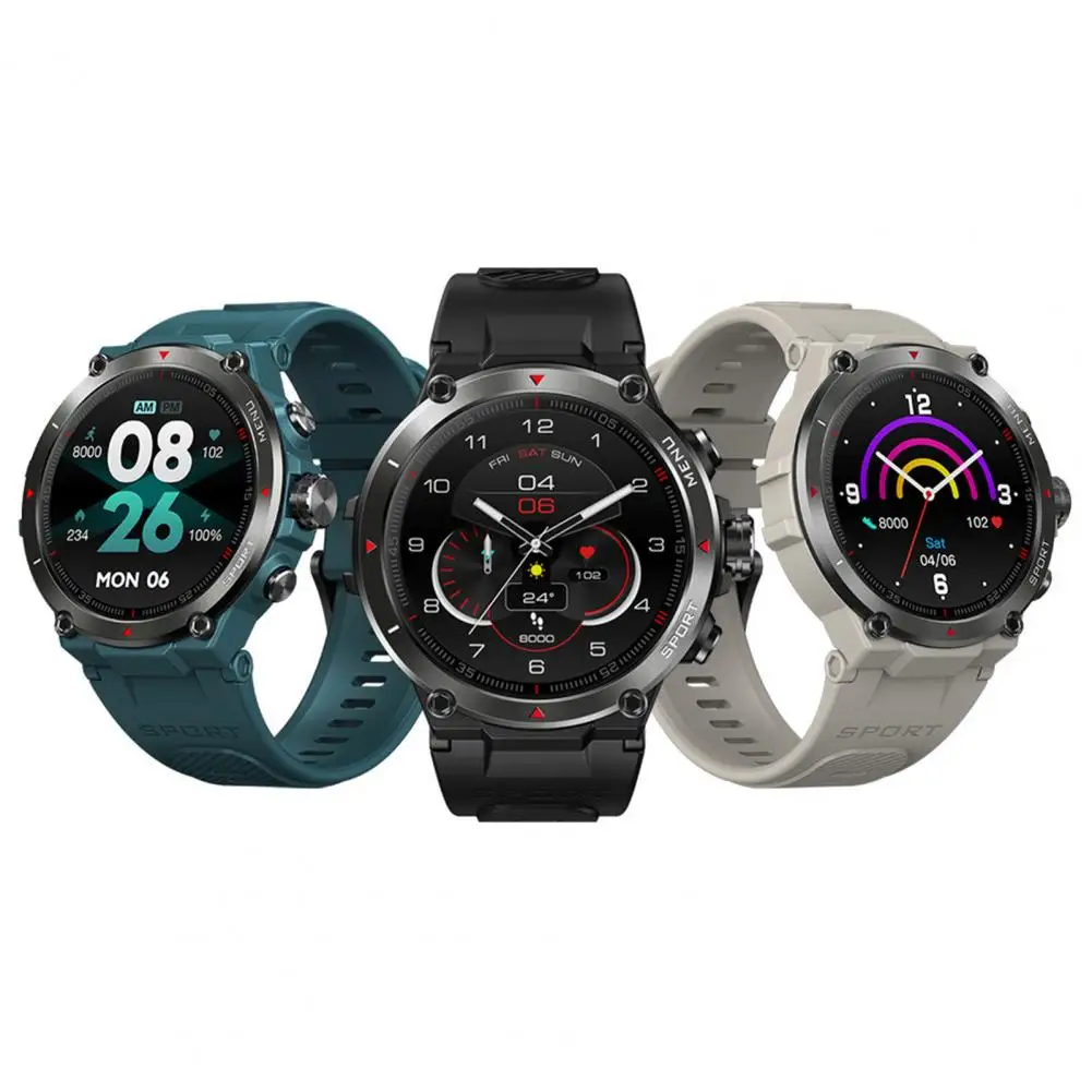 

New Zeblaze-Ares 2 Rugged Fashion Smartwatch 50M Waterproof Long Battery Life HD Color Dispaly Smart Watch For Android iOS Phone