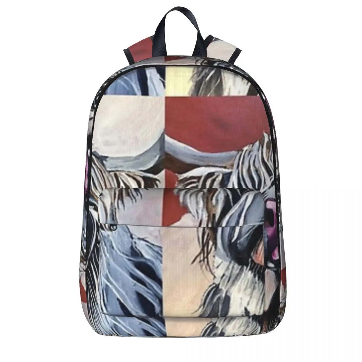 

Рюкзак для ноутбука Highland из коровьей кожи с животными, детская вместительная школьная сумка, водонепроницаемый дорожный ранец на плечо