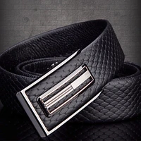 inner wear automatic buckle whole first layer cowhide mens belt 2022 new trend high end brand luxury design texture pants belt