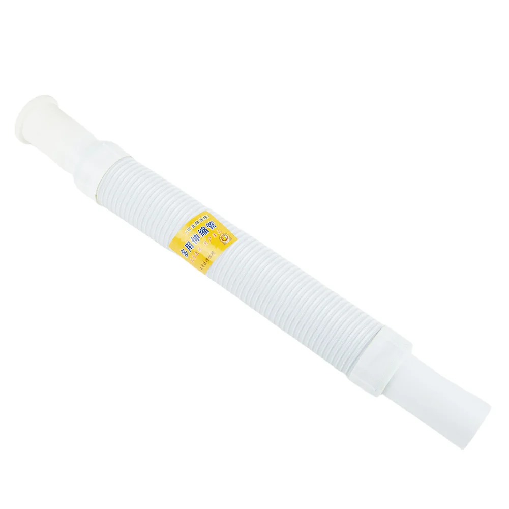 

S-type Pipe Waste Pipe Mop Pool Drain Bending Shape Good Toughness High Strength Waste Pipe White Water Pipe 1PC