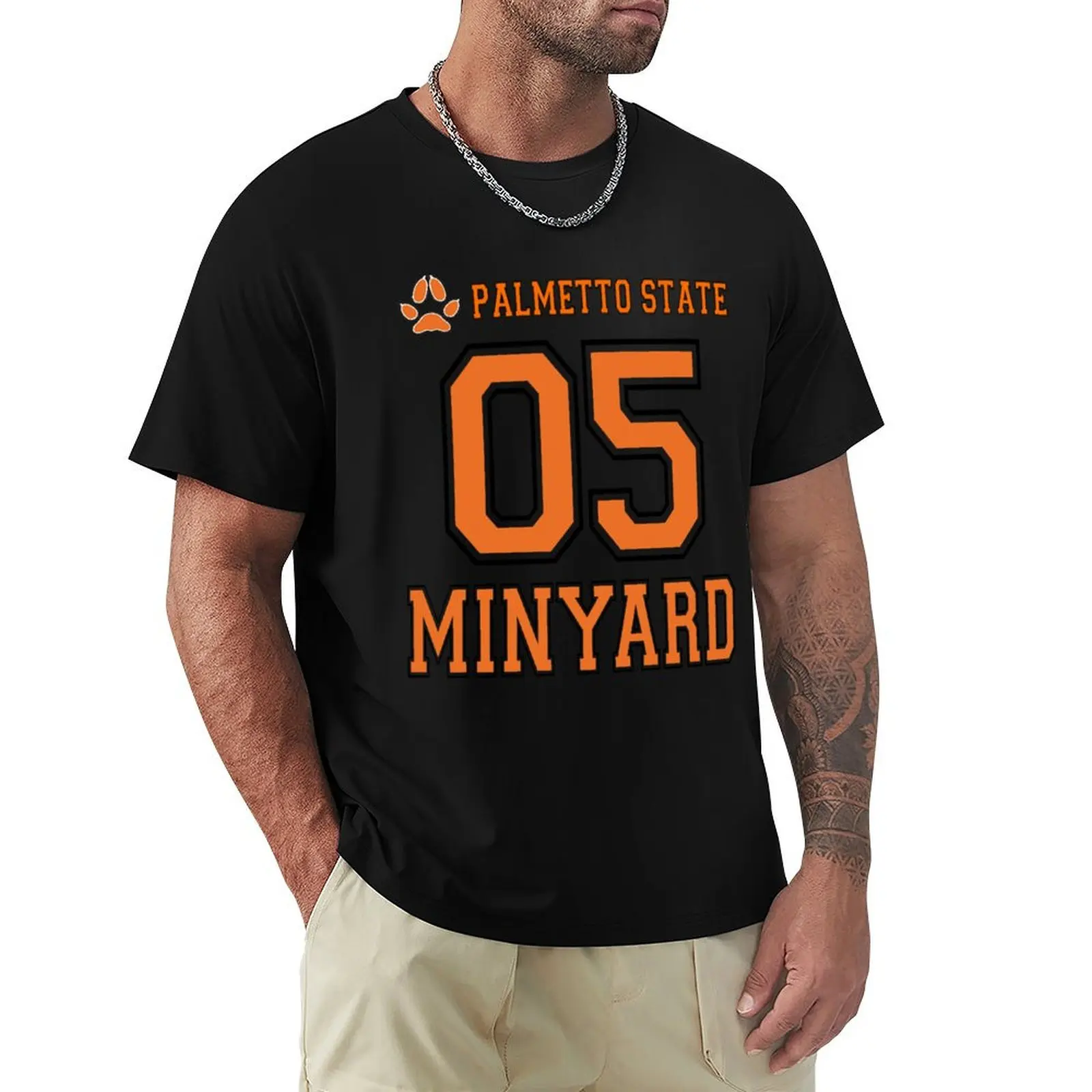 Фото Футболка Exy AFTG Aaron Minyard 05 Palmetto State, легкая повседневная летняя футболка. №1