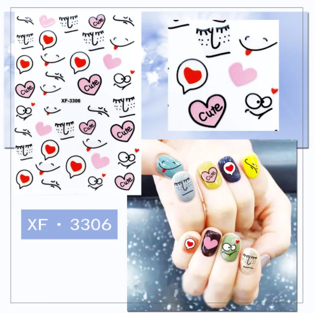 5 шт./упаковка наклейки для ногтей |