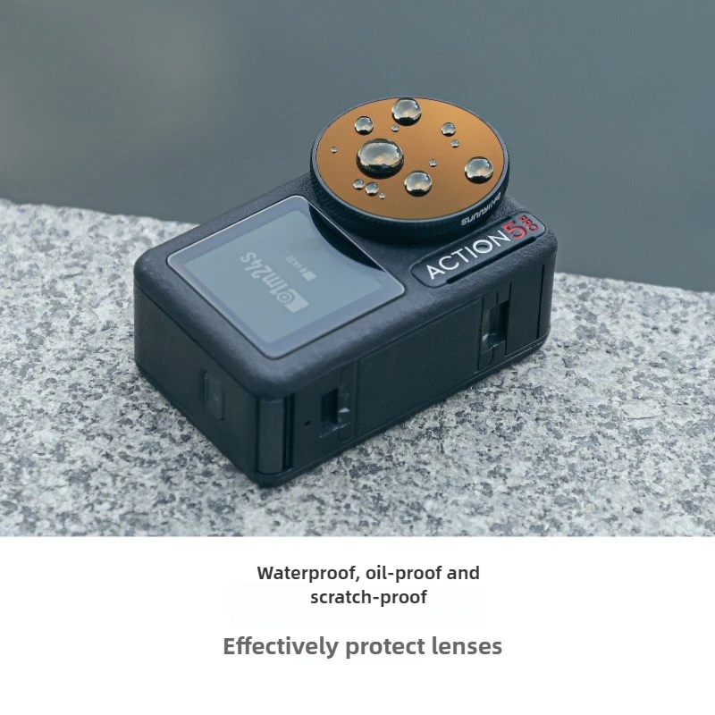 Фильтр для DJI Action 5 Pro регулируемый диммер CPL ND64