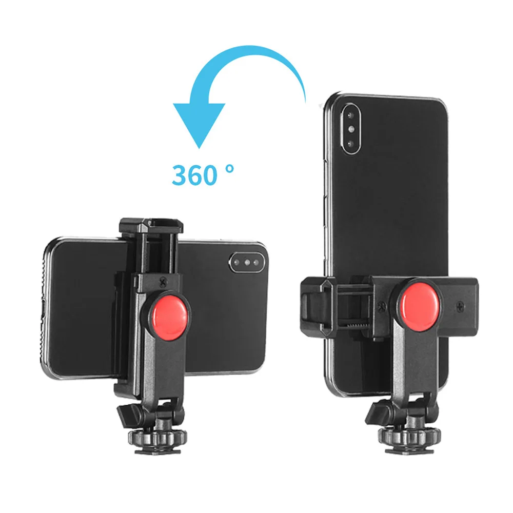 Andoer вращающийся на зажим держателя телефона крепление-адаптер с зажимом 1/4