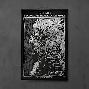 Рубашка из хлопка с черным лезвием Maliketh