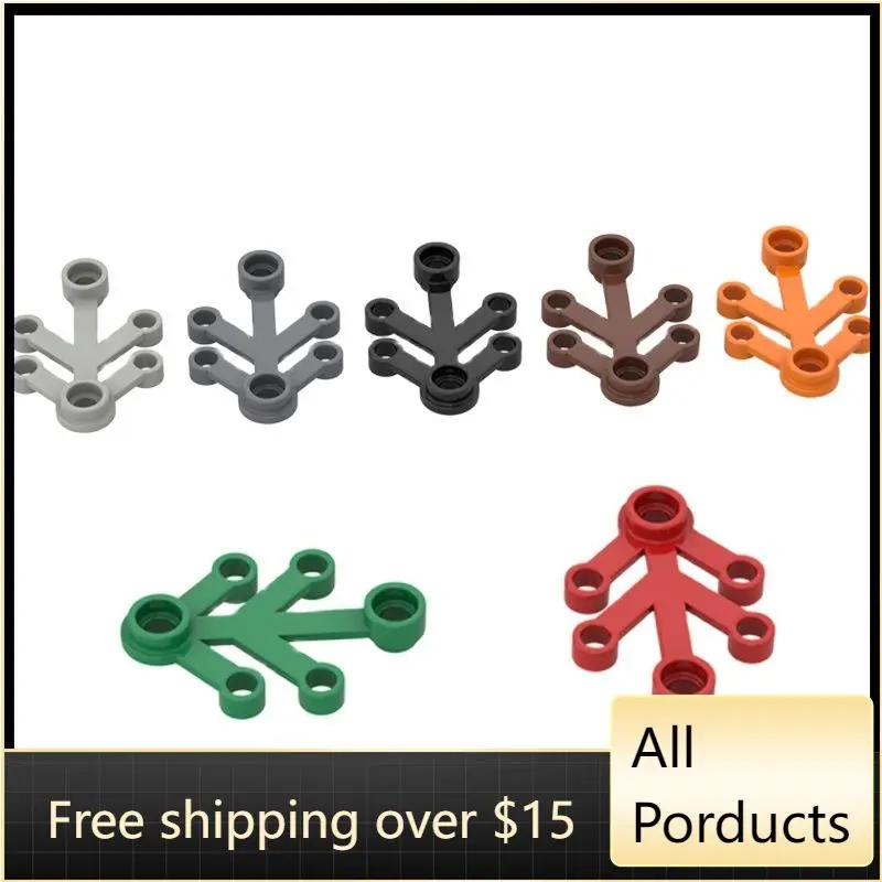 

10PCS High-Tech Assemble Particle 2423 4x3 Plant Foliage Building Blocks Kit Replaceable Part Toys For Children Birthday Gifts