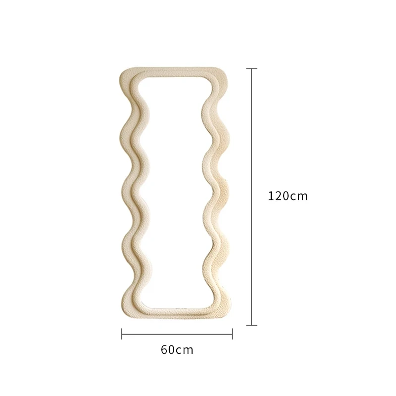 Необычное художественное напольное зеркало украшения в скандинавском стиле для