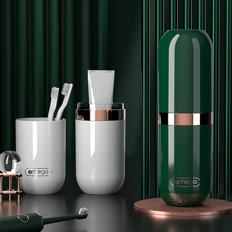 

Travel Portable Toothbrush Cups Bathroom Toothbrush Storage Case Toothpaste Holder Boxes Household Outdoor Organizer Accessories