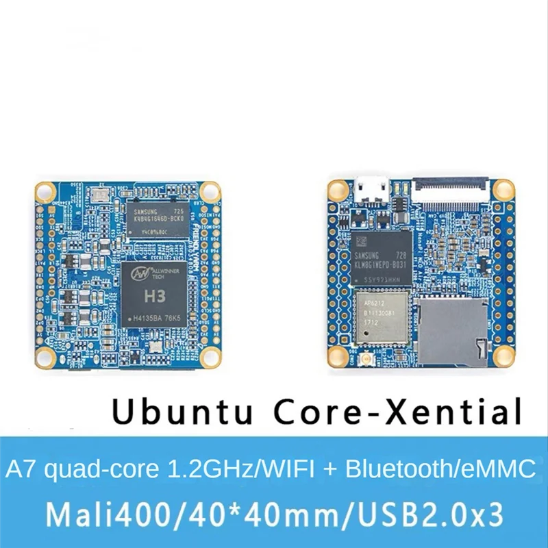 Для Nanopi NEOAir макетная плата 512 МБ RAM Wifi и Bluetooth 8 ГБ Emmc Allwinner H3 Quad-Core -A7 Ubuntucore