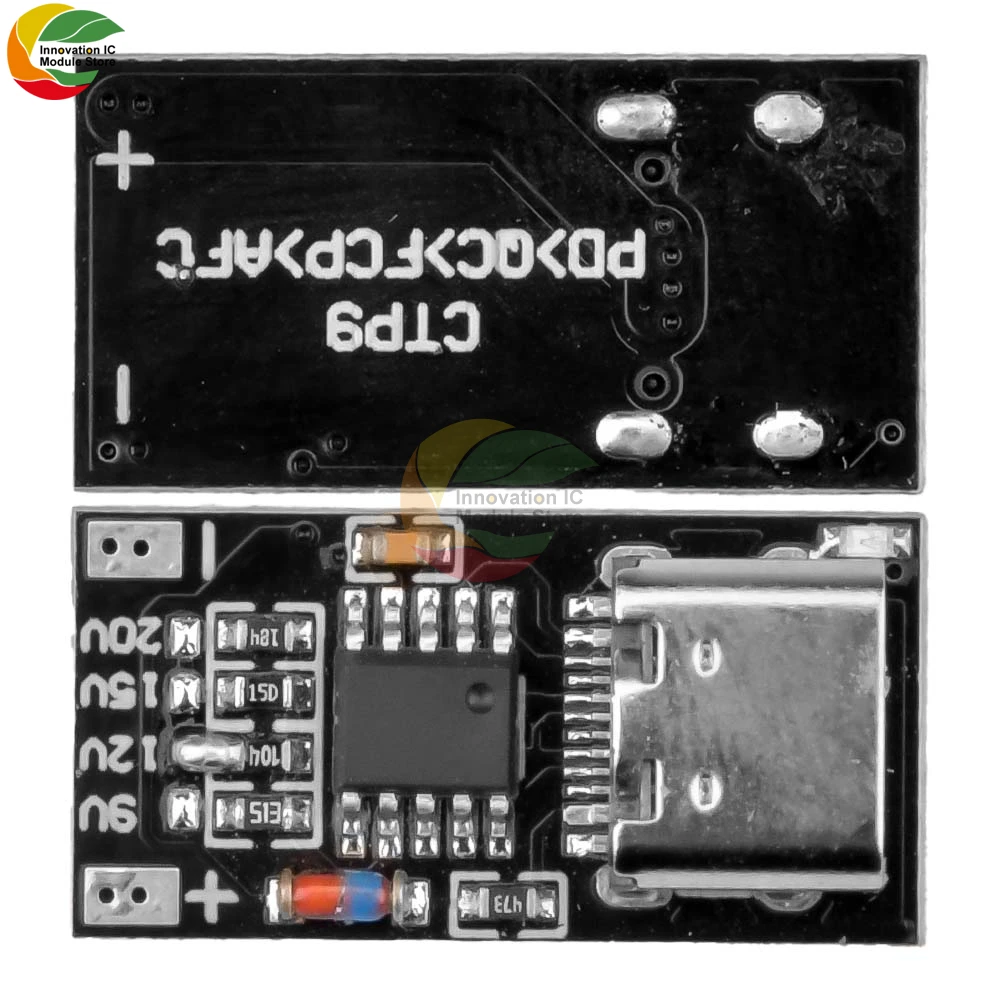 

USB-C Type-C PD2.0 PD3.0 15V 20V Fast Charge Trigger Polling Detector Notebook Power Supply Change Module Charger Board Tools