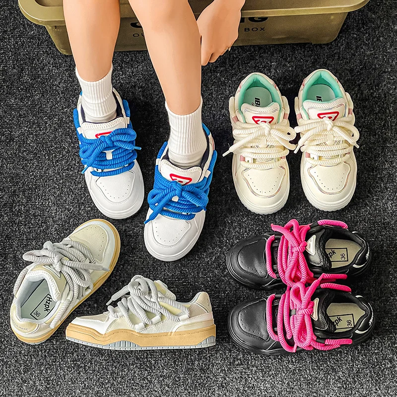 Fashion Sneakers for Men 2023 Retro Skateboard Tennis Shoes Women Casual Lace Up Designers Shoes chaussure homme Unisex