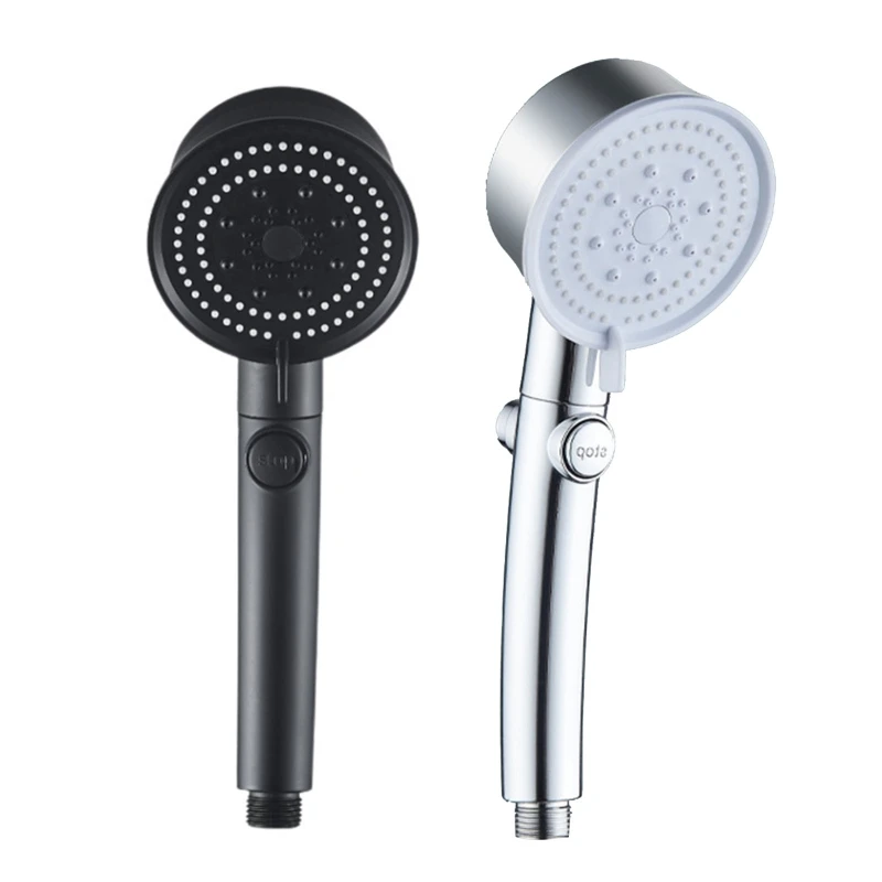 

Water Saving Handhold Shower Head Turbo Pressurized Shower Head Easy to Install
