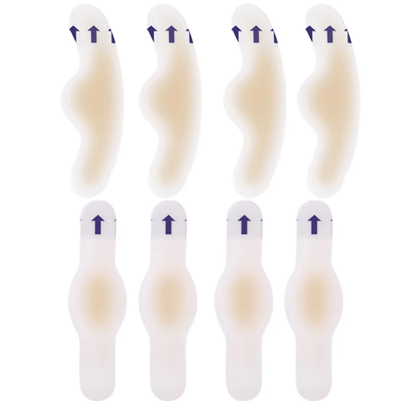 

4pcs/set Adhesive Hydrocolloid Gel Blister Plaster Heel Anti-wearing Heel Sticker Foot Care Tools Pedicure Patch Plaster
