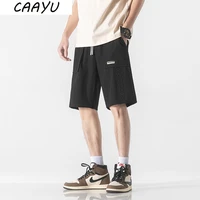 caayu beach shorts men summer casual sweatpants fashion hiphop harajuku trend men loose drawstring holiday gulf shorts for men