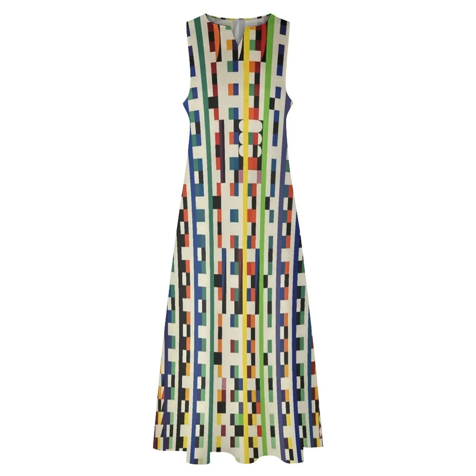 Yaacov Agam Beyond The Visible Long Dress женская одежда женские платья класса люкс