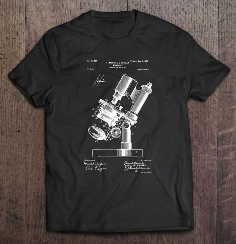 

Женская футболка с микроскопом в стиле ретро для любителей микробиологии, футболка большого размера, футболки, футболки, мужская одежда