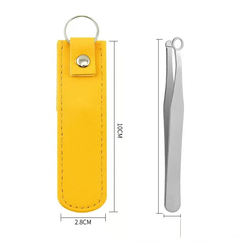 Новый Круглый триммер для волос в носу из нержавеющей стали многофункциональный