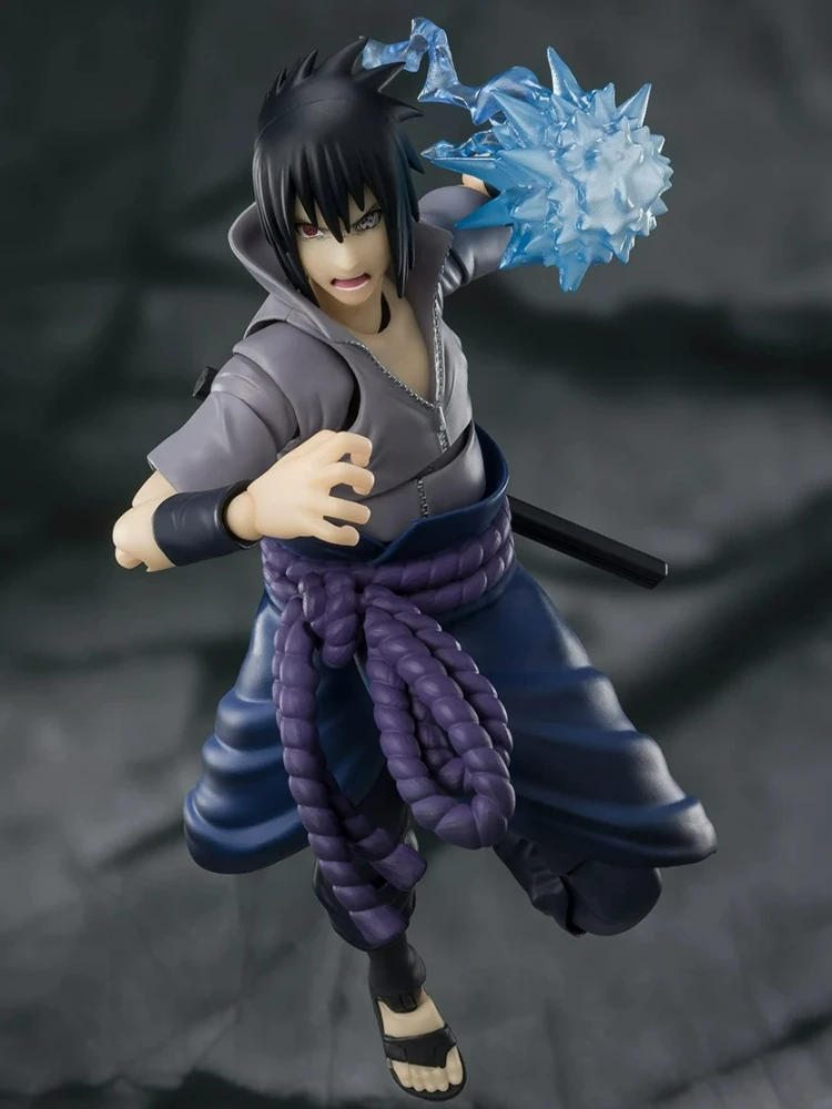 Фото Коллекционная фигурка Bandai SHF Наруто: Учиха Саске и Сакура Харуно, аниме-модель, украшение для рабочего стола, подарок №4