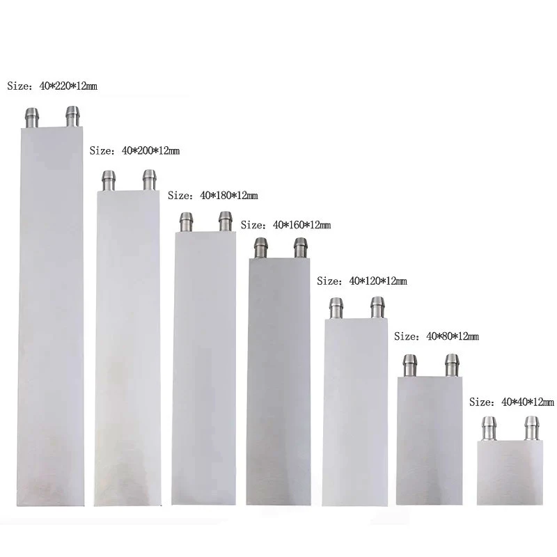 

Алюминиевый блок водяного охлаждения, радиатор для ПК, ноутбука, ЦП, радиатор, кулер 40/80/120/160/180/200/240 мм