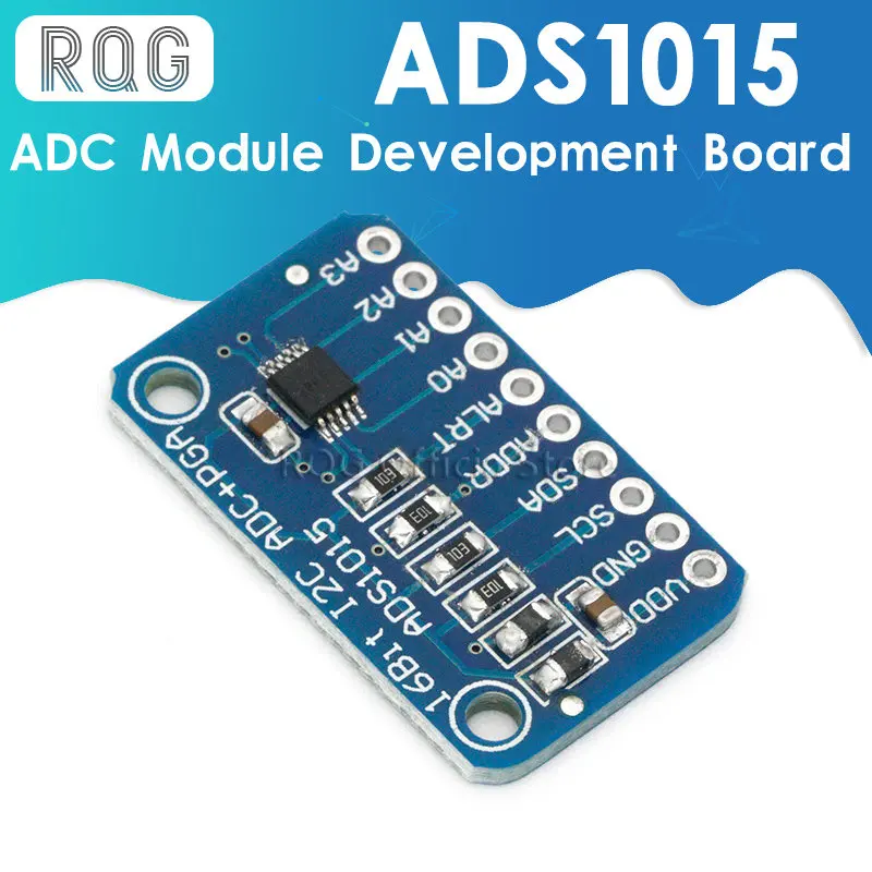 

1pcs ADS1015 ADC ultra-compact 12-precision ADC module development board