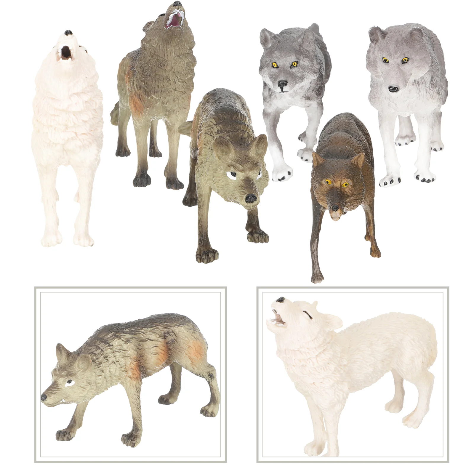 

7Pcs Animal Toys Children Playing Toys Kids Wild Animal Toys Wild Animal Figures Vivid Animal Toys Farm