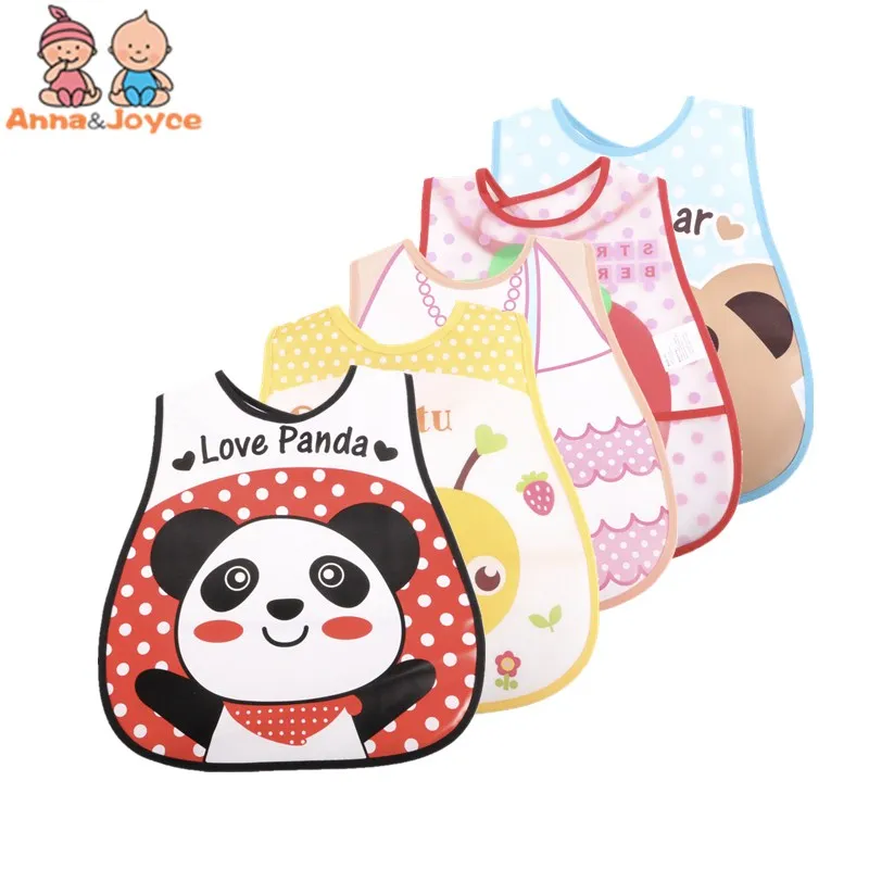 

12Pc/lot Baby Bibs EVA Waterproof Lunch Bibs Boys Girls Infants Bibs Burp Cloths for Children Self Feeding Care Baby Gift