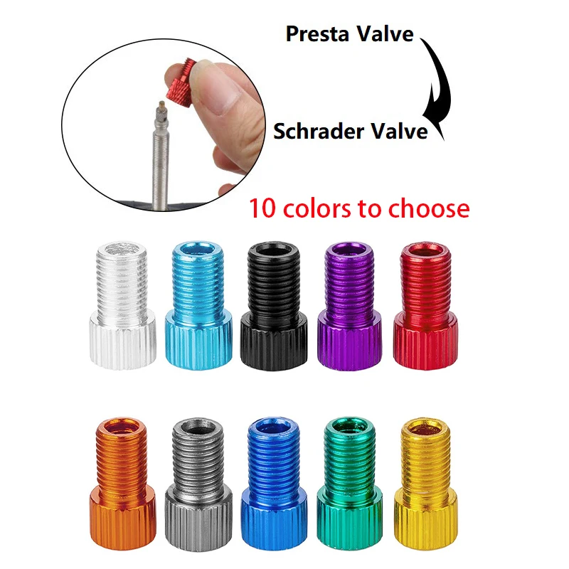 Bike Valve Presta To Schrader Converter Car Valve Adapter
