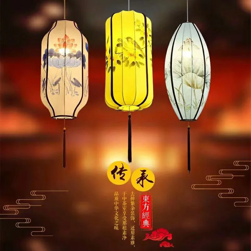 

Chinese Restaurants Lampposts Gardens Lantern Paper Lamp Wedding Decoration Candle Holder Party Floral New Year Decorations Home
