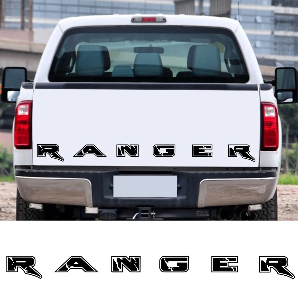 

Wholesale Race Back Door Decor Ranger Vinyl Stickers for Ford Ranger Car Trunk Decoration Decal Decoration Auto Accessories