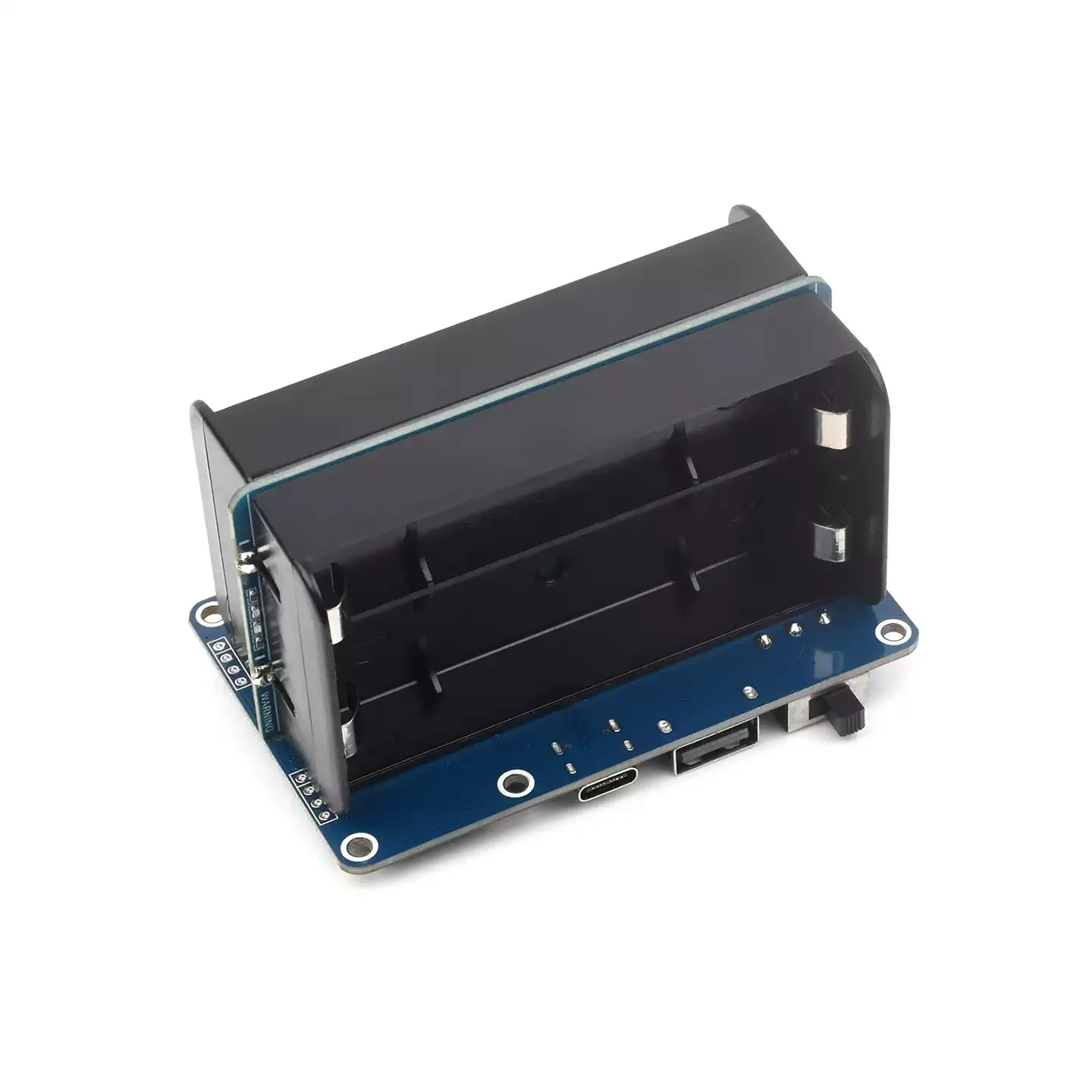 Фото Блок бесперебойного питания Raspberry Pi 5/4B/3B+ UPS HAT (E) поддерживает 4×21700 литиевых батарей (батарейки НЕ входят в комплект), выход 5В 6А №5