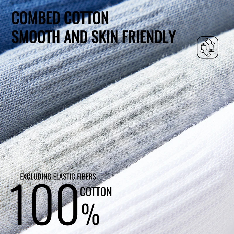 MiiOW 100 чистые технические мужские спортивные Нескользящие невидимые носки до