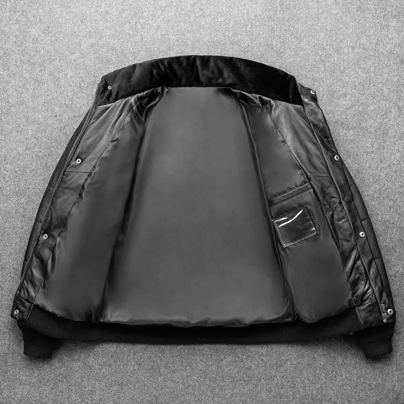 Мужская куртка из натуральной кожи