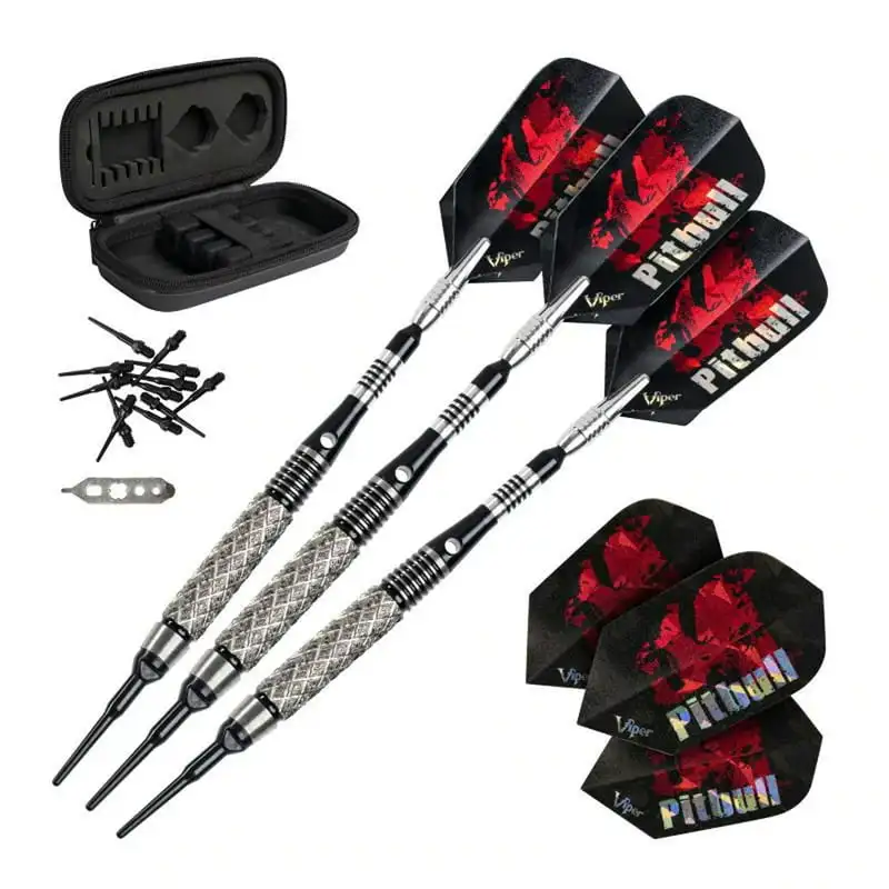 

90% Tungsten Soft Tip Set, Knurled Barrel, 18 Grams