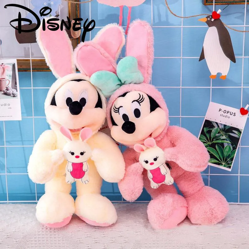 

Игрушка плюшевая в виде Микки и Минни, 45 см