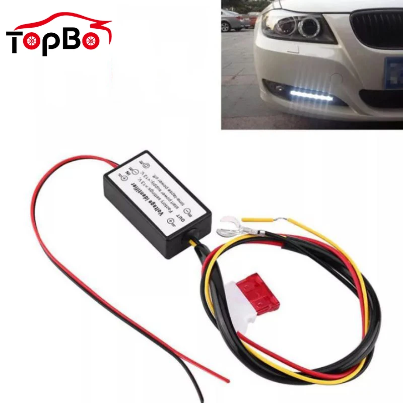 Car LED Daytime Running Light Relay Harness Dimmer On/Off 12-18V Fog Light Controller Car  Accessories Auto Car DRL Controller