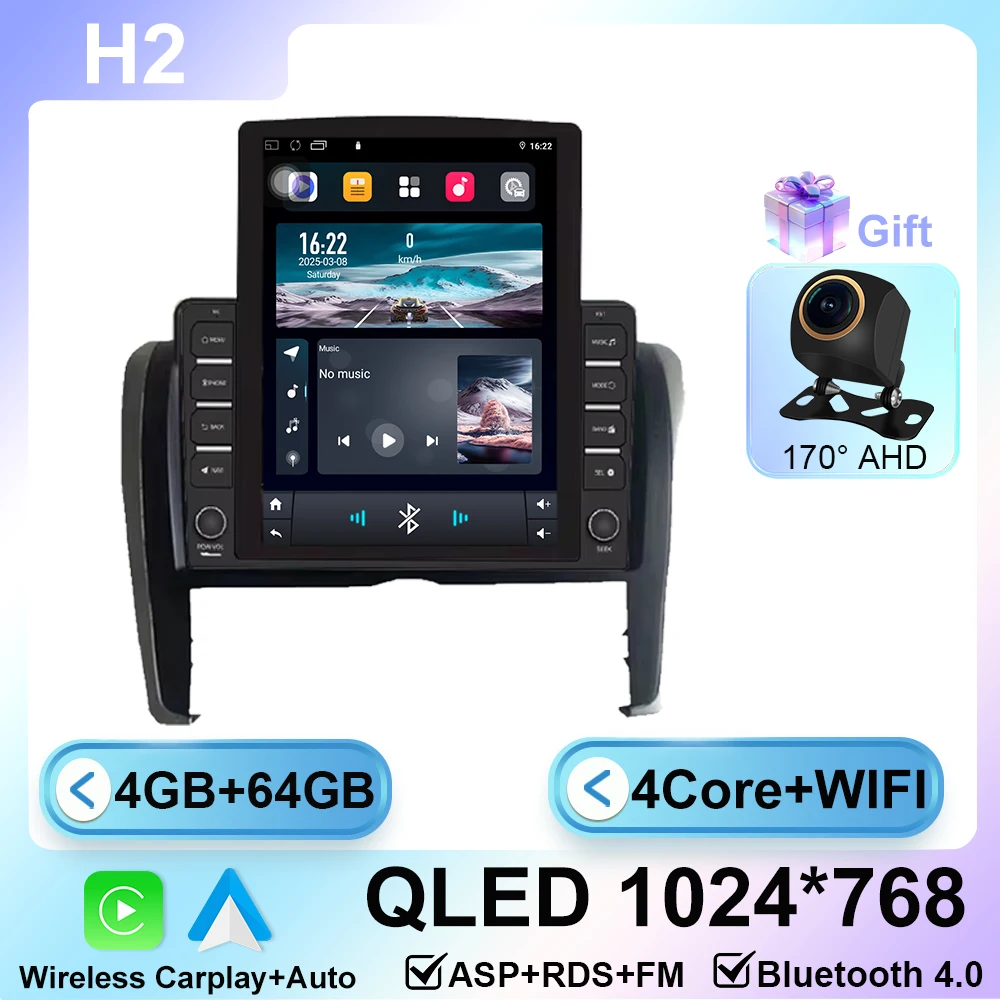 

Автомобильный радиоприемник Android 15, 9,7 дюйма для Toyota Premio Allion 260 2007-2015, GPS-навигация, мультимедийный плеер, экран Carplay 2din, WIFI